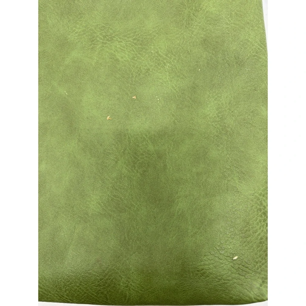 VNTG green Leather Purse, Ring Handle Antonella Ferrante Style